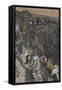 The Brow of the Hill Near Nazareth from 'The Life of Our Lord Jesus Christ'-James Jacques Joseph Tissot-Framed Stretched Canvas