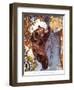 The Brown Bear (Ursus Arctos), Climbing after Honey, Illustration from 'The New Natural History',…-Warwick Reynolds-Framed Giclee Print