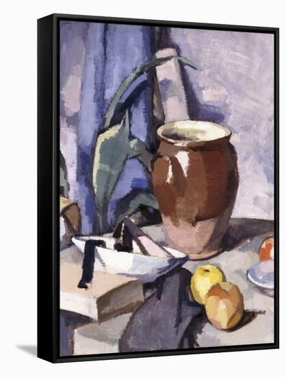 The Brown Crock-Samuel John Peploe-Framed Stretched Canvas