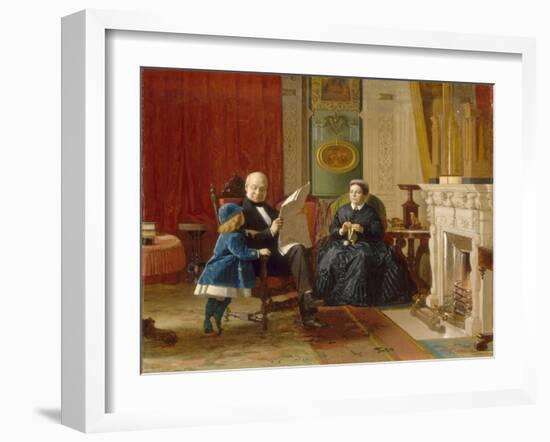 The Brown Family, 1869-Eastman Johnson-Framed Giclee Print