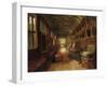 The Brown Gallery, Knole, Kent (Oil on Canvas)-Louise Ingram Rayner-Framed Giclee Print