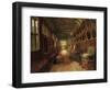 The Brown Gallery, Knole, Kent (Oil on Canvas)-Louise Ingram Rayner-Framed Giclee Print