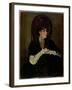 The Brown Veil (Oil on Canvas)-William Nicholson-Framed Giclee Print