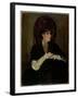 The Brown Veil (Oil on Canvas)-William Nicholson-Framed Giclee Print