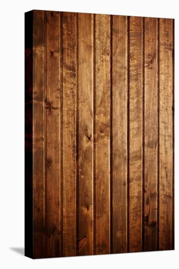 The Brown Wood Texture with Natural Patterns-Irochka-Stretched Canvas
