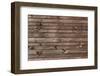 The Brown Wood Texture with Natural Patterns-Madredus-Framed Photographic Print