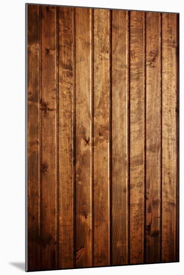 The Brown Wood Texture with Natural Patterns-Irochka-Mounted Photographic Print