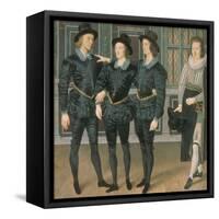 The Browne Brothers, 1598-Isaac Oliver-Framed Stretched Canvas