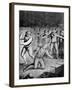 The Bruising Match, 1730-null-Framed Giclee Print