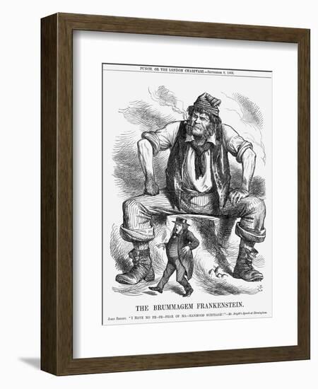 The Brummagem Frankenstein, 1866-John Tenniel-Framed Giclee Print