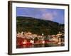 The Bryggen, a Huddle of Wooden Buildings on the Waterfront, Bergen,Hordaland, Norway-Anders Blomqvist-Framed Photographic Print