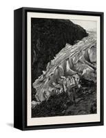 The Buarbae Glacier-null-Framed Stretched Canvas