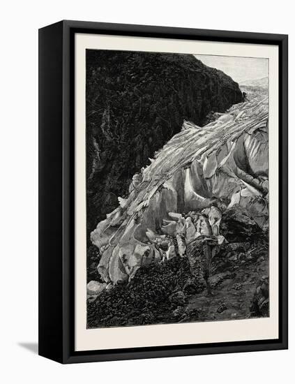 The Buarbae Glacier-null-Framed Stretched Canvas