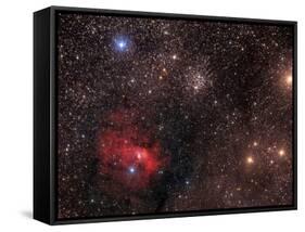 The Bubble Nebula, an Emission Nebula in Cassiopeia-null-Framed Stretched Canvas