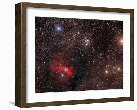 The Bubble Nebula, an Emission Nebula in Cassiopeia-null-Framed Photographic Print