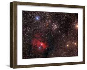 The Bubble Nebula, an Emission Nebula in Cassiopeia-null-Framed Photographic Print