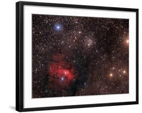 The Bubble Nebula, an Emission Nebula in Cassiopeia-null-Framed Photographic Print