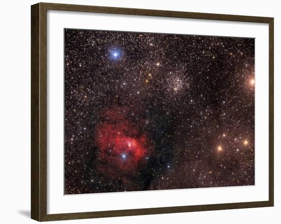 The Bubble Nebula, an Emission Nebula in Cassiopeia-null-Framed Photographic Print