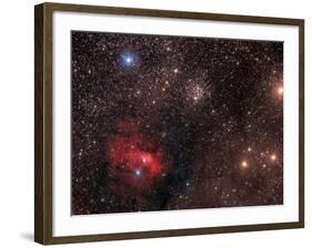 The Bubble Nebula, an Emission Nebula in Cassiopeia-null-Framed Photographic Print