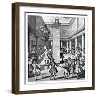 The Bubbler's Bubbl'D or the Devil Take the Hindmost, 1720-null-Framed Giclee Print