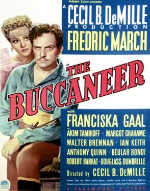 The Buccaneer - Movie Poster Reproduction