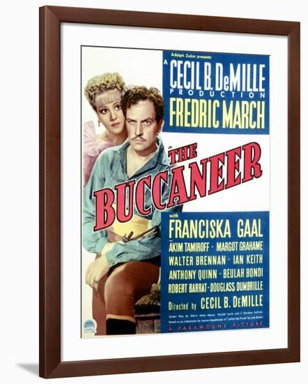 The Buccaneer - Movie Poster Reproduction-null-Framed Photo