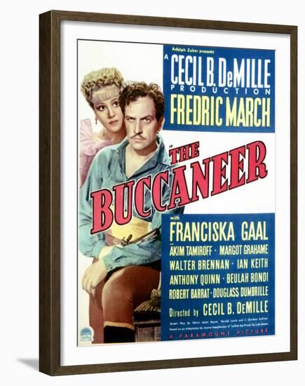 The Buccaneer - Movie Poster Reproduction-null-Framed Photo