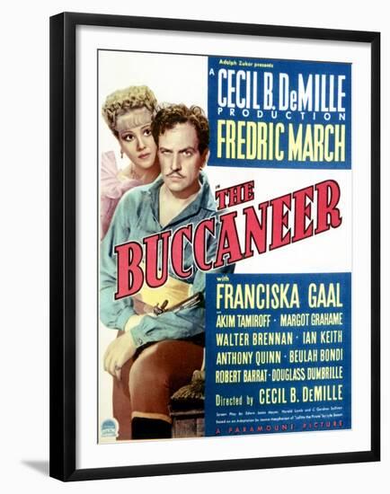 The Buccaneer - Movie Poster Reproduction-null-Framed Photo