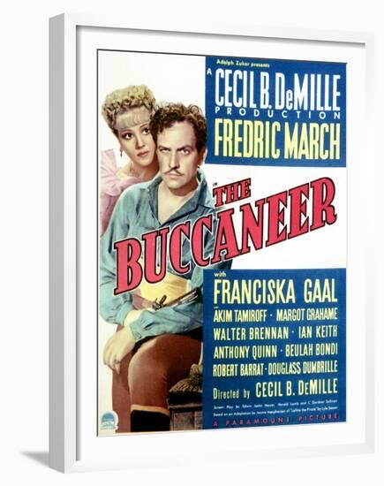 The Buccaneer - Movie Poster Reproduction-null-Framed Photo