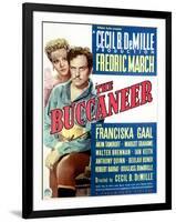 The Buccaneer - Movie Poster Reproduction-null-Framed Photo