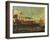 The Bucentaur (State Galley of the Doges of Venice), Italy, 18th Century-null-Framed Giclee Print