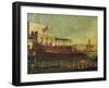 The Bucentaur (State Galley of the Doges of Venice), Italy, 18th Century-null-Framed Giclee Print