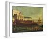 The Bucentaur (State Galley of the Doges of Venice), Italy, 18th Century-null-Framed Giclee Print