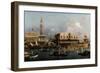 The Bucintoro at the Molo on Ascension Day-Canaletto-Framed Giclee Print