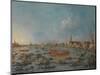 The Bucintoro Festival of Venice, Mid of the 18th C-Francesco Guardi-Mounted Giclee Print