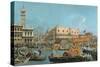 The Bucintoro Returning to the Molo-Canaletto-Stretched Canvas