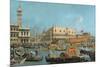 The Bucintoro Returning to the Molo-Canaletto-Mounted Giclee Print