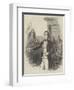 The Bucks Election, Mr Disraeli Addressing the Electors in the County Hall, Aylesbury-null-Framed Giclee Print