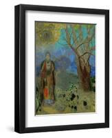 The Buddha, 1906-1907-Odilon Redon-Framed Premium Giclee Print