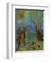 The Buddha, 1906-1907-Odilon Redon-Framed Premium Giclee Print