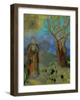 The Buddha, 1906-1907-Odilon Redon-Framed Giclee Print