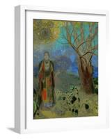 The Buddha, 1906-1907-Odilon Redon-Framed Giclee Print