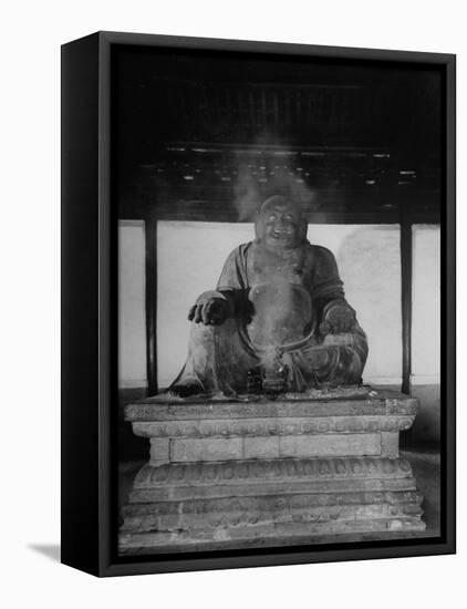 The Buddha of the Temple of Azure Clouds-Dmitri Kessel-Framed Stretched Canvas