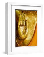 The Buddha - Peace Sign Hand-null-Framed Art Print
