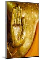 The Buddha - Peace Sign Hand-null-Mounted Art Print