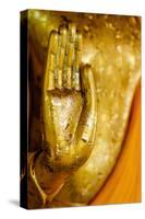 The Buddha - Peace Sign Hand-null-Stretched Canvas