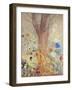 The Buddha - Peinture De Odilon Redon (1840-1916), 1904 - Oil on Canvas - Van Gogh Museum, Amsterda-Odilon Redon-Framed Giclee Print