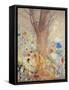 The Buddha - Peinture De Odilon Redon (1840-1916), 1904 - Oil on Canvas - Van Gogh Museum, Amsterda-Odilon Redon-Framed Stretched Canvas