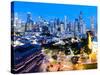 The Buddha Tooth Relic Temple and Central Business District (Cbd), Chinatown, Singapore-Matthew Williams-Ellis-Stretched Canvas