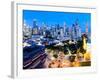 The Buddha Tooth Relic Temple and Central Business District (Cbd), Chinatown, Singapore-Matthew Williams-Ellis-Framed Photographic Print